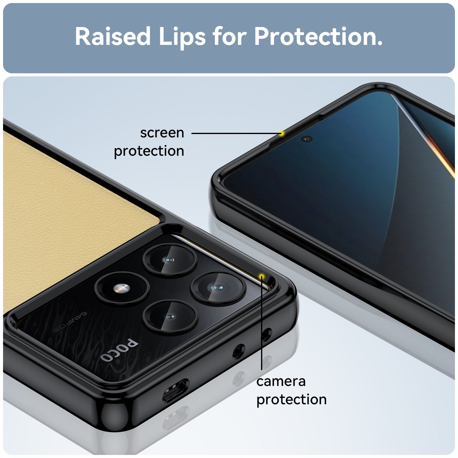 For Xiaomi Poco X6 Pro 5G / Redmi K70E 5G Case TPU Frame Clear Acrylic Back Cover For Xiaomi Poco X6 Pro 5G / Redmi K70E 5G Case TPU Frame Clear Acrylic Back Cover